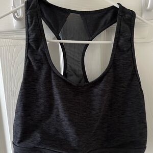 LuLaRoe 1x Invincible Sports Bra Dark Gray